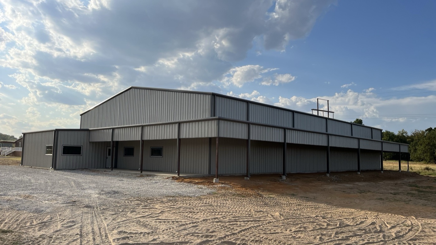 Steel building exterior
